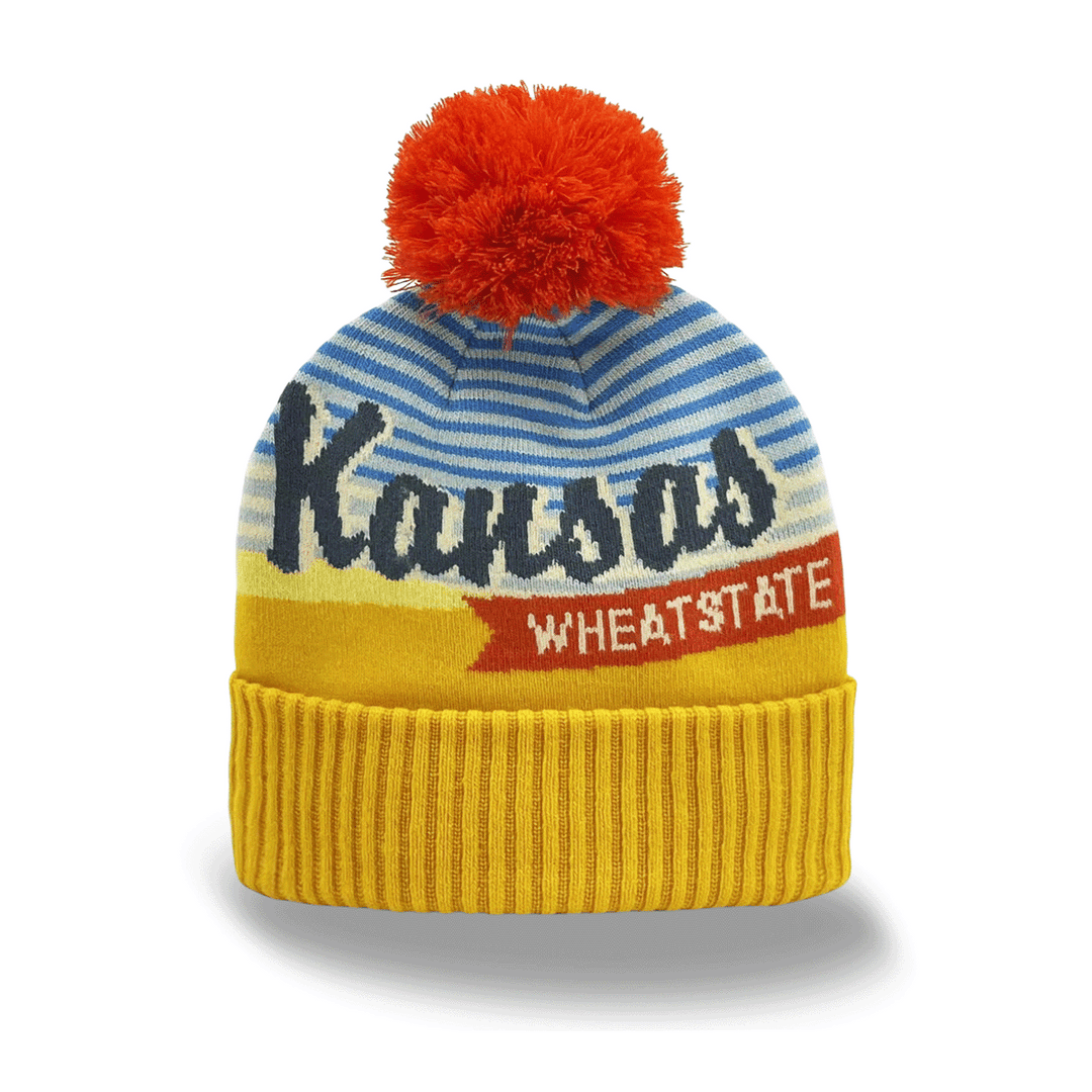 Kansas Wheat State Beanie