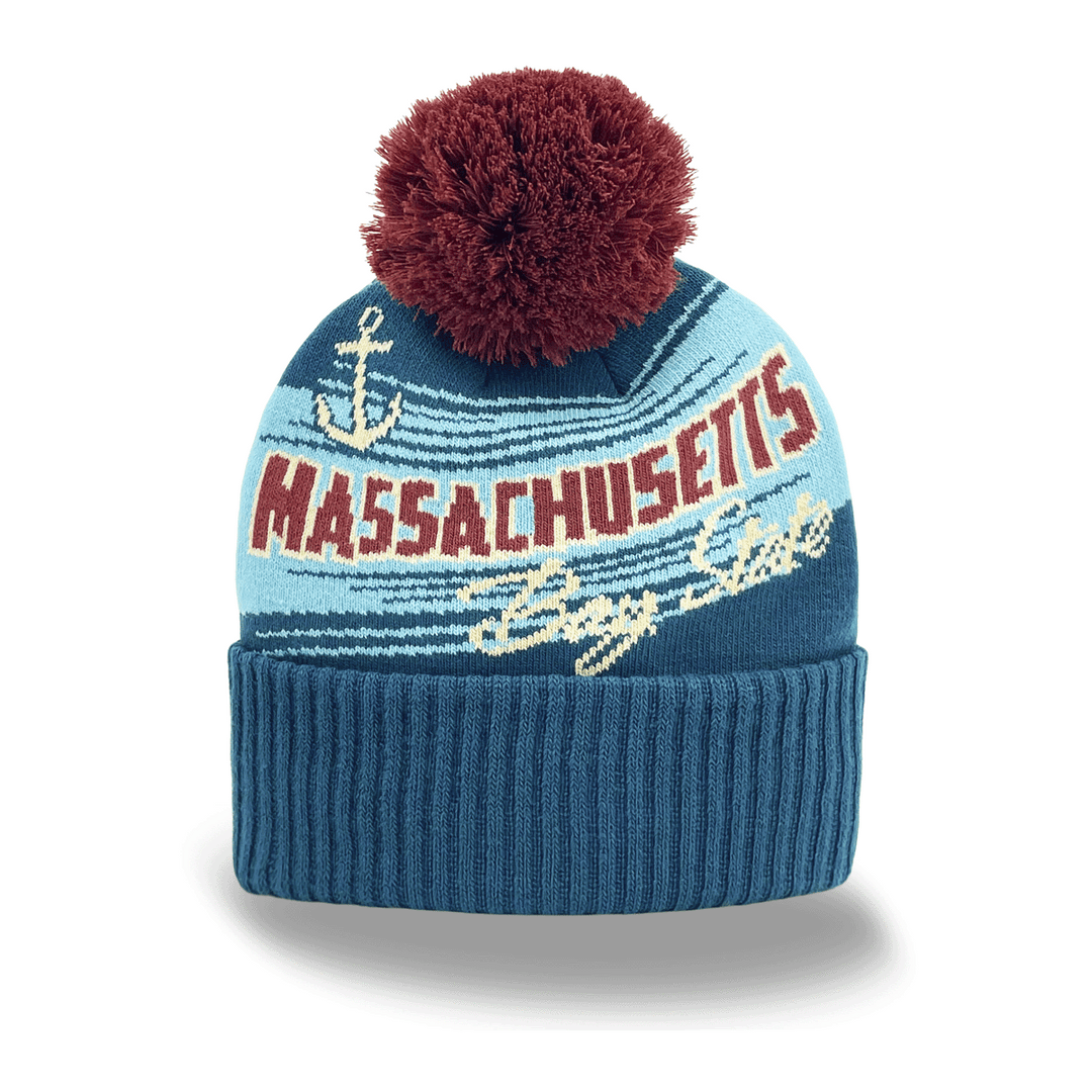 Massachusetts Nautical Bay Beanie