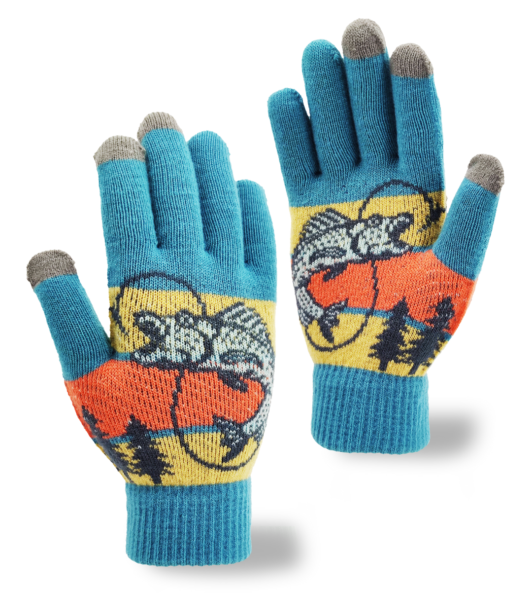 Trout Fisher Knit Gloves