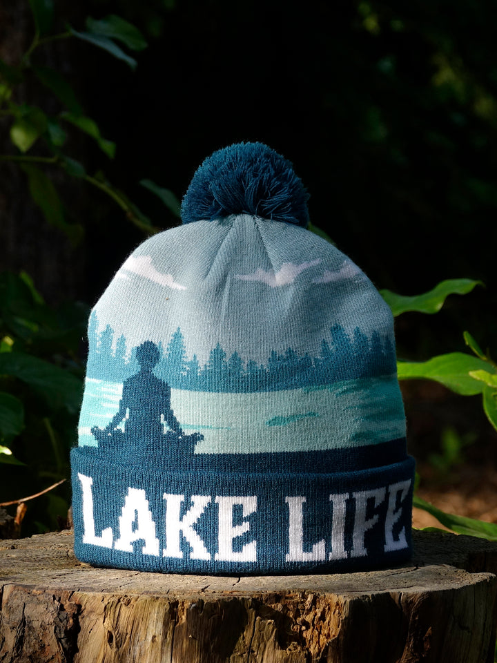 Lake Life PomPom Beanie