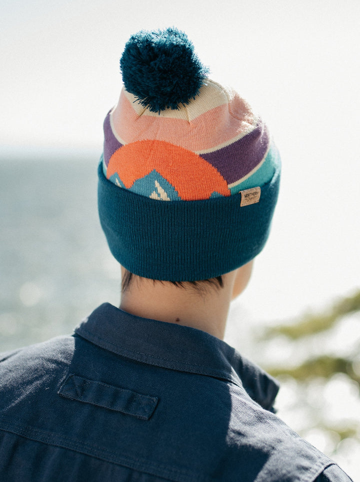 Mountain Life PomPom Beanie