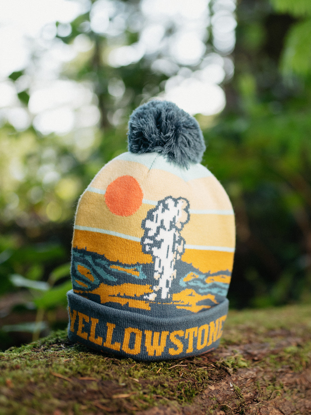 Yellowstone National Park PomPom Beanie