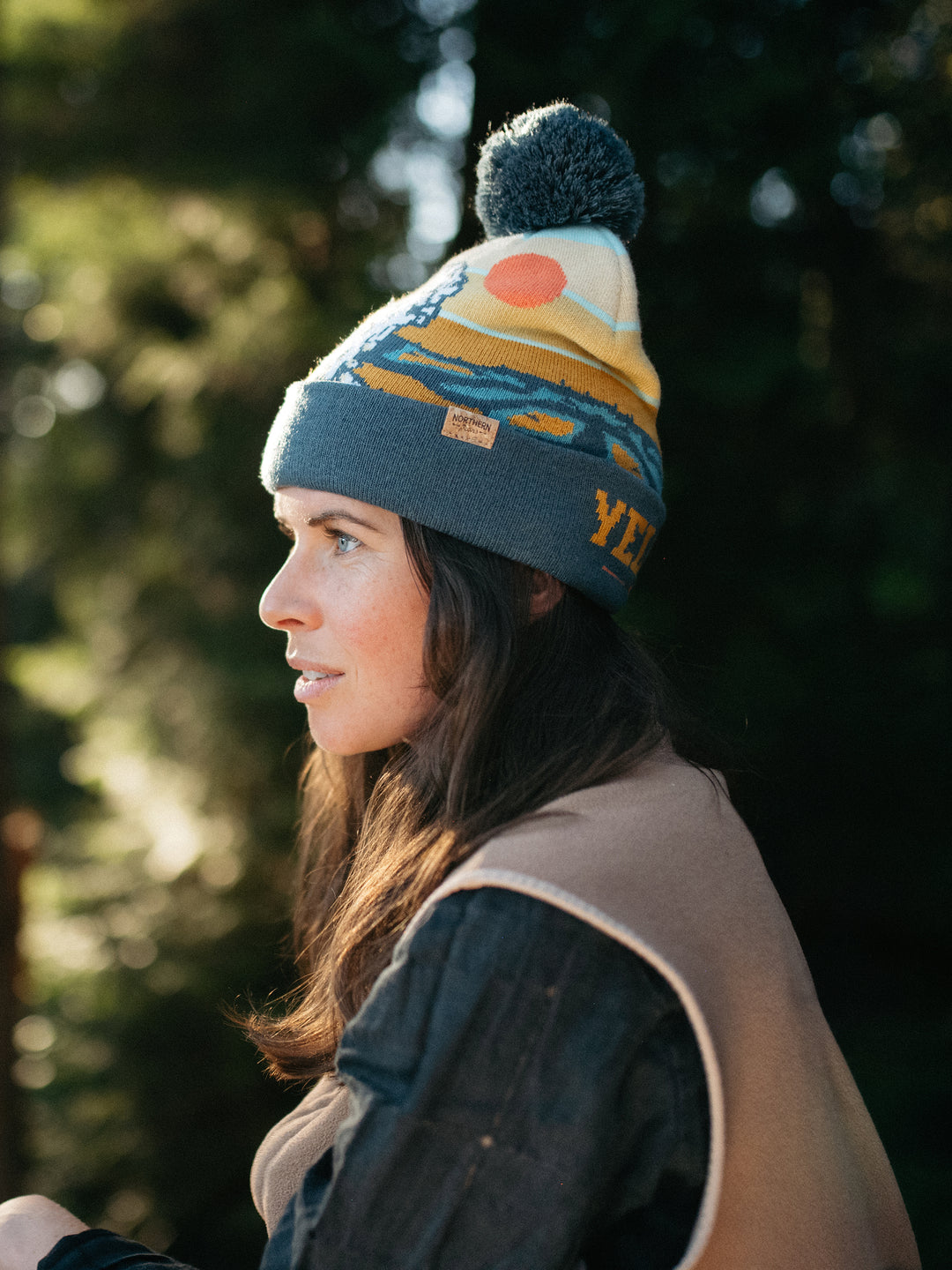 Yellowstone National Park PomPom Beanie