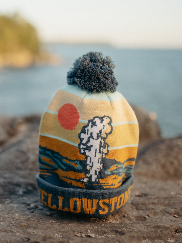 Yellowstone National Park PomPom Beanie