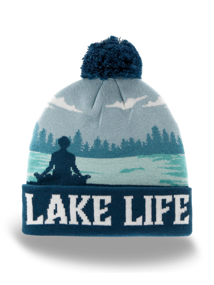 Lake Life PomPom Beanie