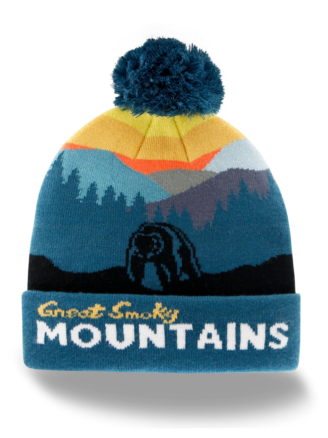Great Smoky Mountains National Park PomPom Beanie